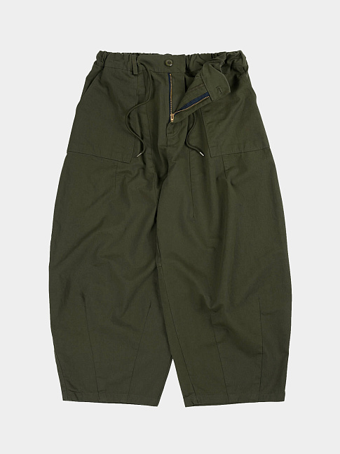 Брюки TWILL BALLOON (размер L, цвет Зеленый)