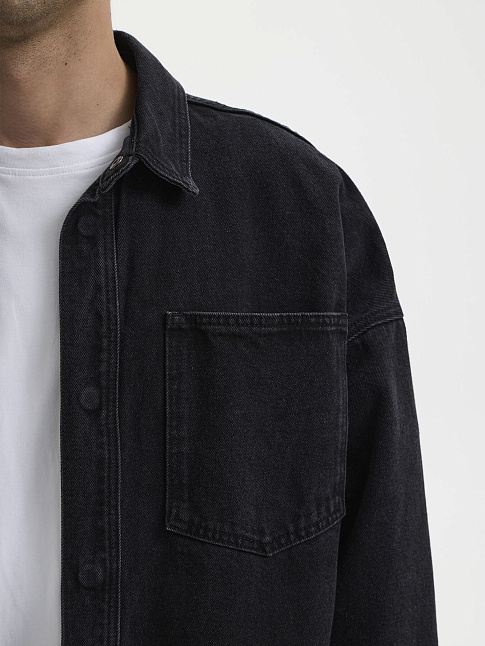 Рубашка BLACK DENIM CODE (размер XL, цвет Черный)