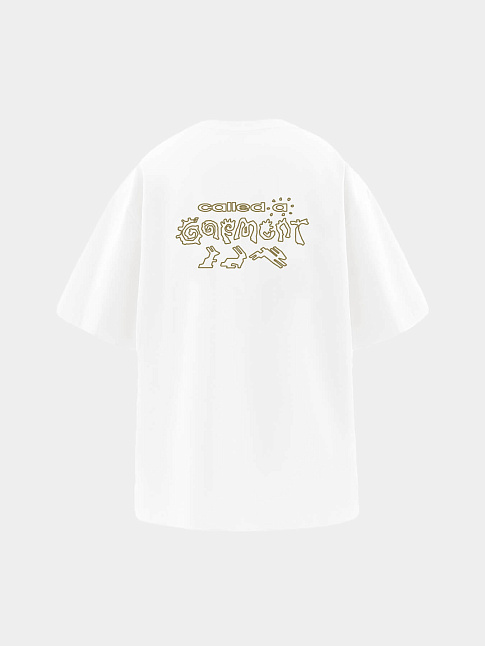 Футболка CAVE MASCOT (размер S, цвет Белый)