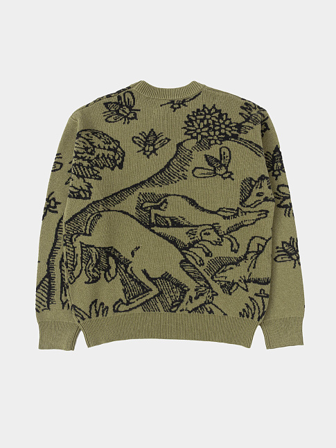 Свитер PLAGUE (размер XL, цвет Зеленый)