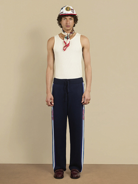 Брюки MAILLE DROLE (размер XL, цвет Синий)