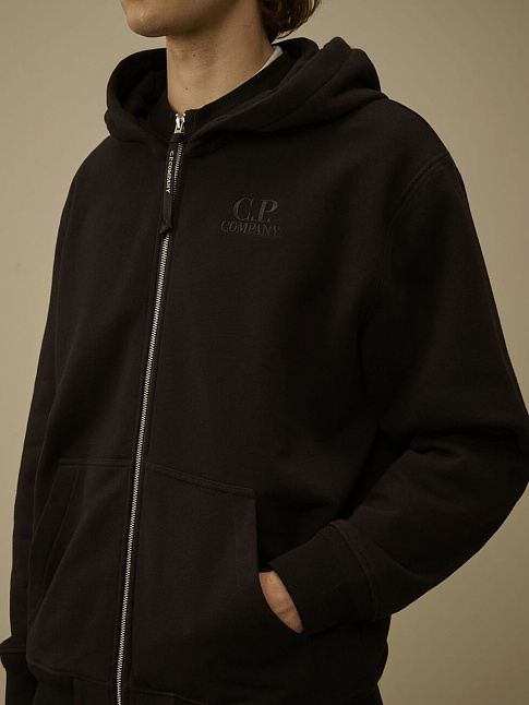 Худи DIAGONAL RAISED FLEECE ZIP (размер XL, цвет 999)