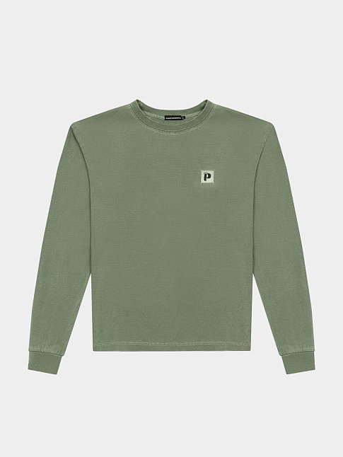 Лонгслив  P LOGO GD (размер M, цвет Хаки)