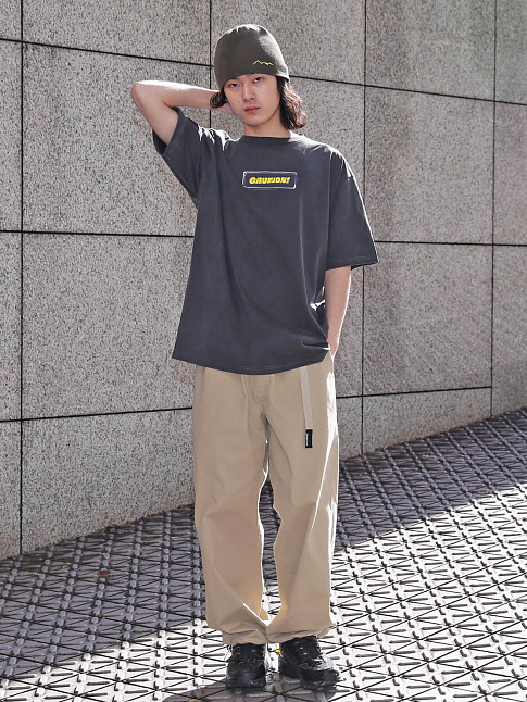 Футболка PUMICE CAUTION! (размер S, цвет Черный)