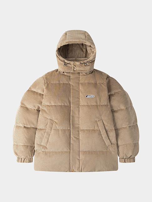 Пуховик VELVET (размер S, цвет Светло-коричневый)