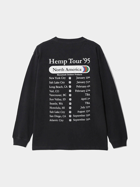 Лонгслив HEMP TOUR (размер L, цвет Черный)