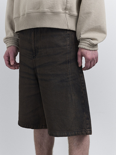 Шорты CROMER DYED (размер M, цвет Коричневый)