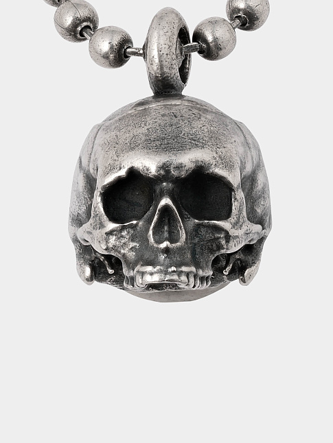 Кулон SCULL (размер one size, цвет Серебряный)
