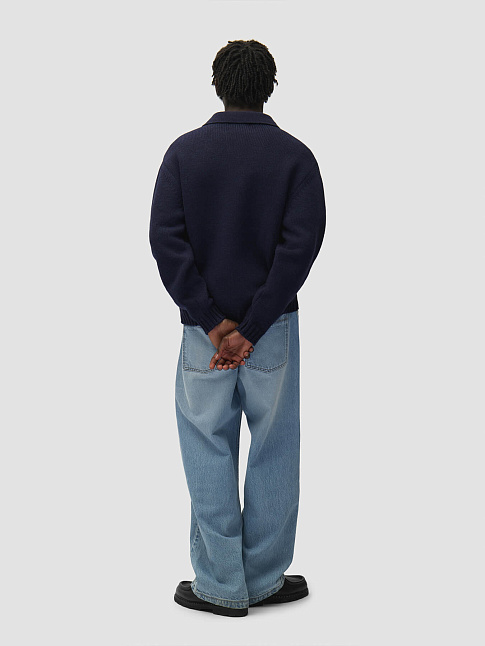 Свитер POLO (размер XL, цвет Темно-синий)