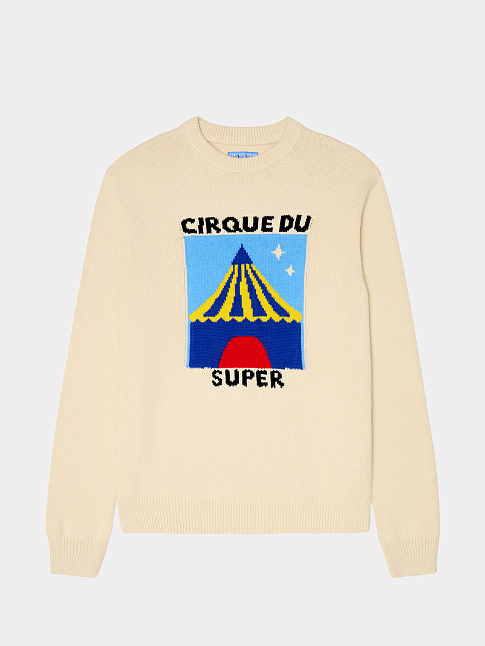 Свитер CIRCUS CROCHET BUCKET (размер XXL, цвет Бежевый)