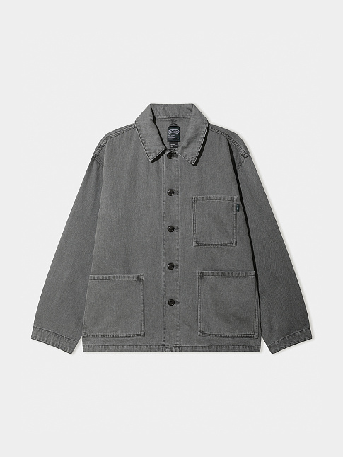 Куртка HEMP WASHED CHORE (размер S, цвет Черный)