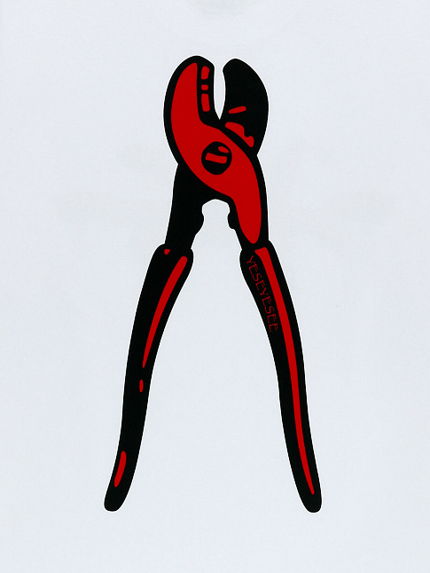 Лонгслив Y.E.S WIRE LOGO (размер M, цвет Белый)