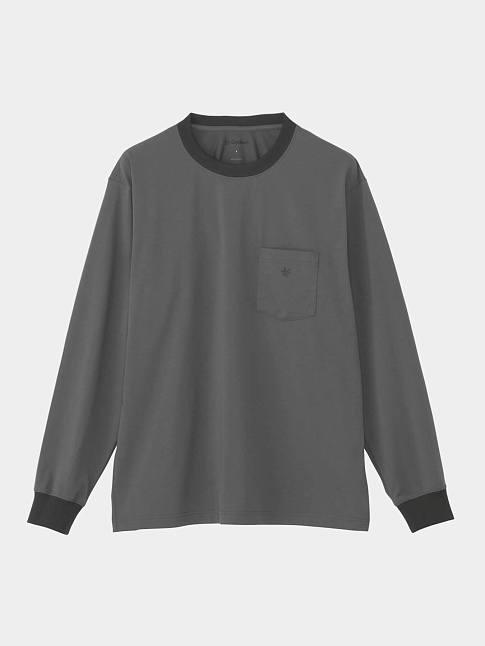 Лонгслив OVERSIZED POCKET (размер XL, цвет Темно-серый)