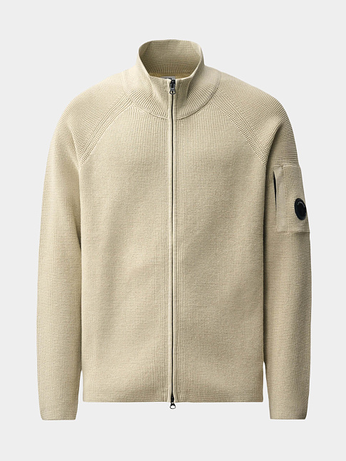 Кардиган WAFFLE KNIT COTTON ZIP LENS (размер L, цвет 120)