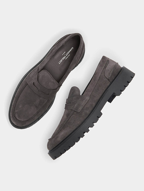 Лоферы AARON PENNY (размер 43, цвет Темно-серый)