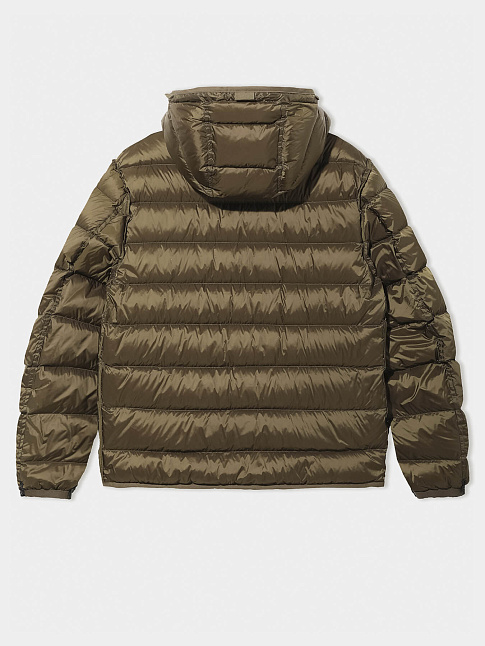 Пуховик DOWN LINER HOODED (размер 54, цвет Темно-зеленый)