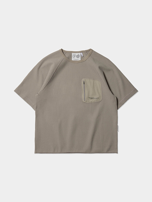 Футболка WAFFLE SS CREW (размер M, цвет Серый)