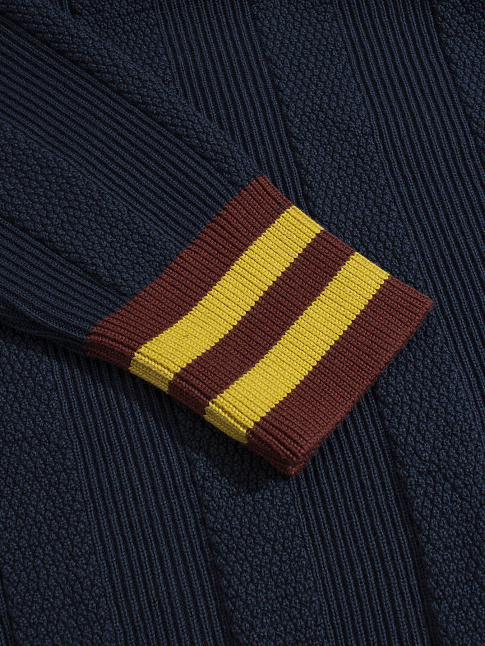 Кардиган ALEKSEY HORACE STRIPE (размер M, цвет Синий)