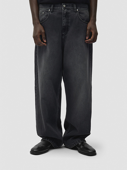 Джинсы FADE WASH BAGGY (размер L, цвет Черный)