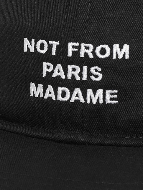 Кепка FLAT SLOGAN (размер one size, цвет Черный)