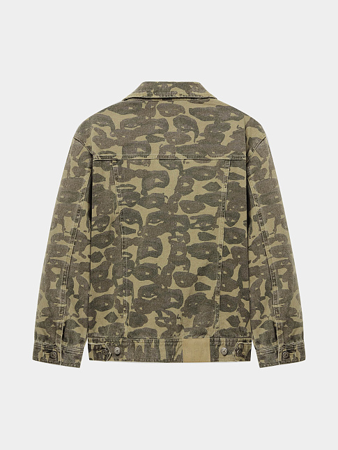 Куртка FACE CAMO (размер M, цвет Зеленый)