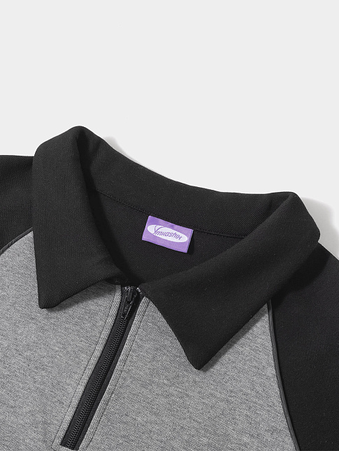 Свитшот PUFF COLLEGE STAR (размер S, цвет Черный-Серый)