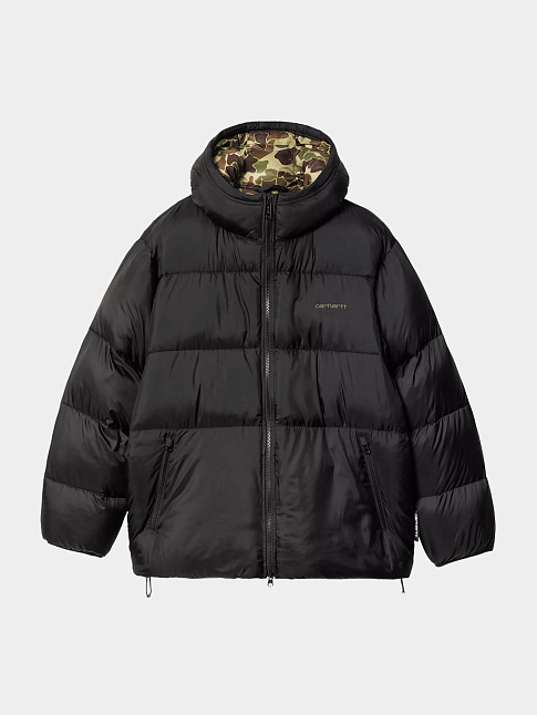 Пуховик TORONTO (размер XXL, цвет Черный-Зеленый)