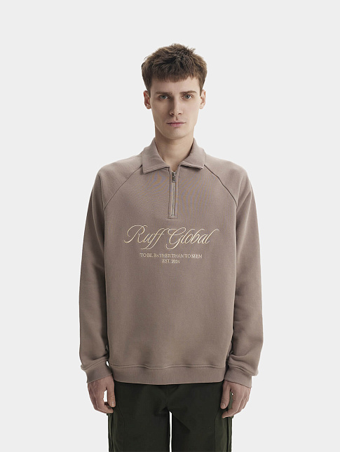 Толстовка HALFZIP SPORT (размер L, цвет Бежевый)