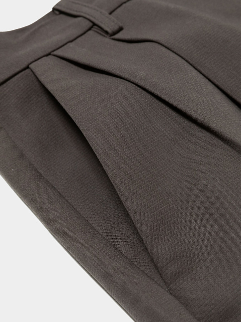 Брюки FADE CREASE HIGH-WAIST (размер M, цвет Темно-серый)