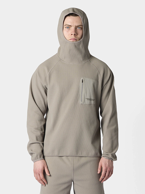 Худи WAFFLE BALACLAVA (размер L, цвет Серый)