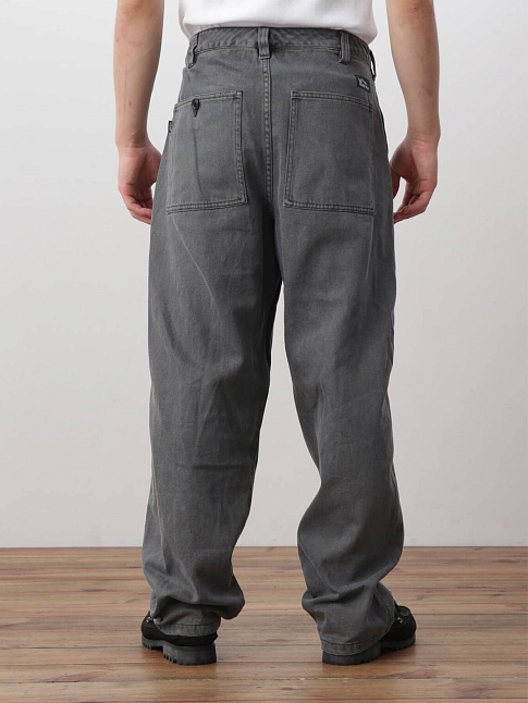 Брюки HEMP WASHED BAGGY (размер XL, цвет Черный)