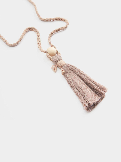 Украшение для брюк MACRAME BEADS (размер one size, цвет Бежевый)