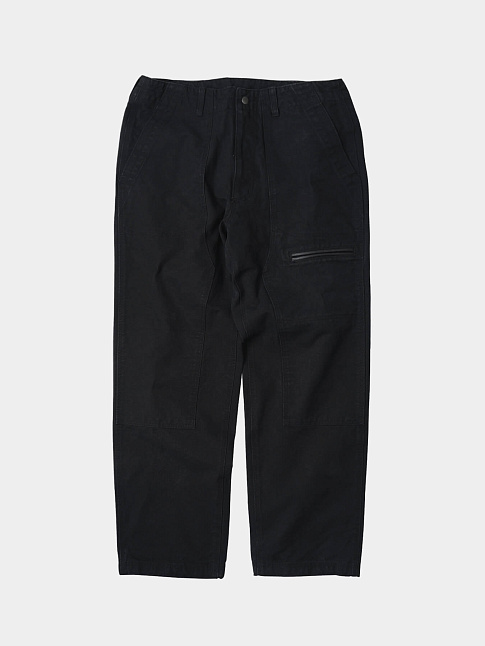 Брюки HEAVY CANVAS DESTROYED DOUBLE KNEE (размер L, цвет Черный)