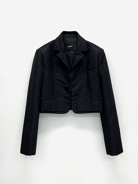 Пиджак 2 LAYER CROPPED (размер S, цвет Черный)