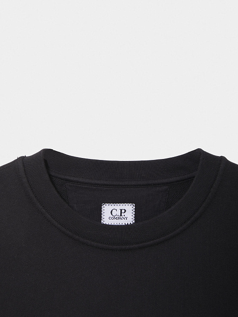 Свитшот COTTON DIAGONAL FLEECE LOGO (размер L, цвет 999)