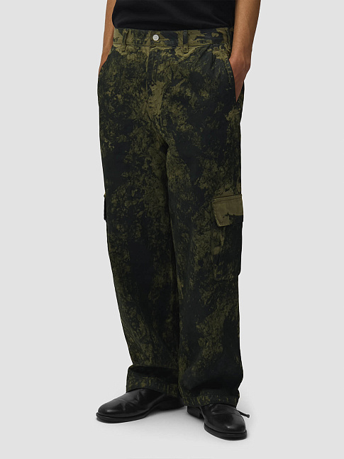 Брюки ALL OVER PAINT CARGO (размер 30, цвет Зеленый)