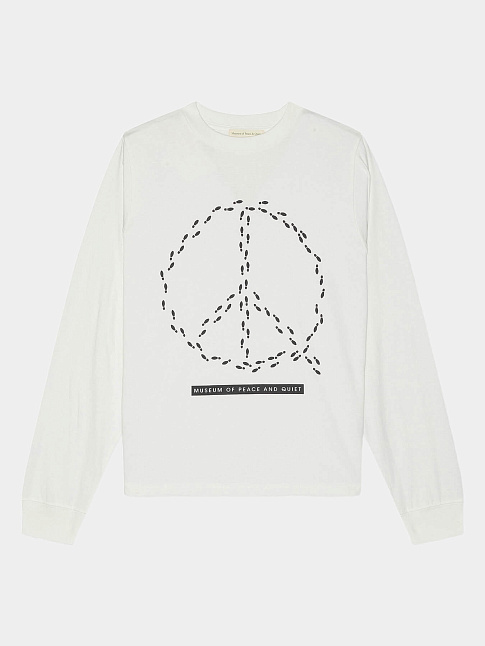 Лонгслив PEACEFUL PATH (размер L, цвет Белый)