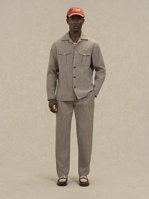 Рубашка SURCHEMISE A CARREAUX (размер M, цвет Бежевый)