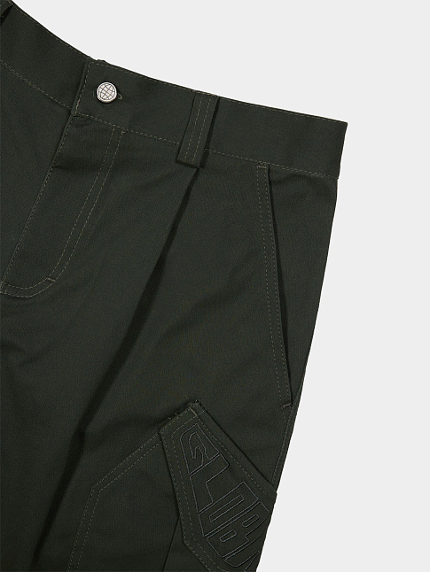 Брюки CARGO (размер L, цвет Зеленый)