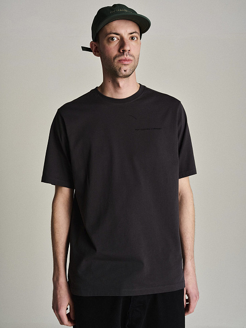 Футболка LOGO (размер M, цвет Темно-серый-Черный)