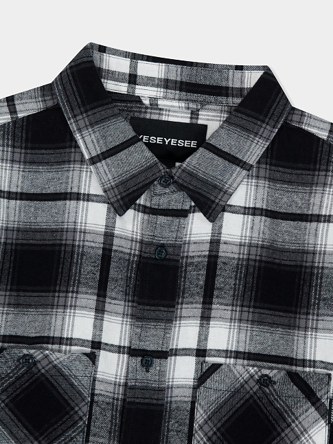 Рубашка FLANNEL CHECK (размер XL, цвет Черный)