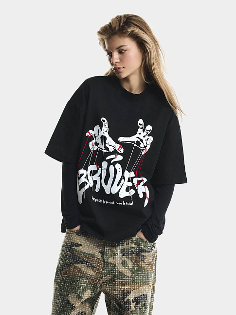 Футболка THEATRE DE MARIONNETTES (размер XS, цвет Черный)