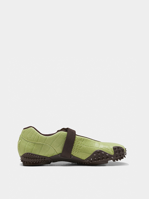 Балетки MOSTRO FEY CROC (размер 38 1/2, цвет Зеленый)