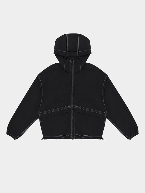 Ветровка (размер S, цвет Черный)