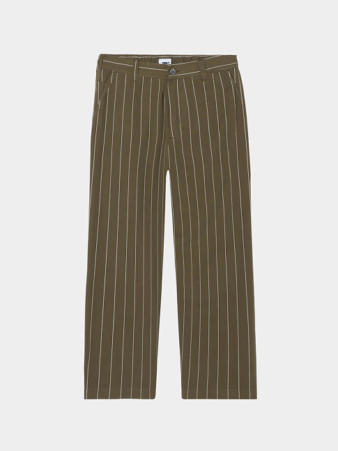 Брюки FOSTER PLEATED STRIPE (размер 36, цвет Коричневый)