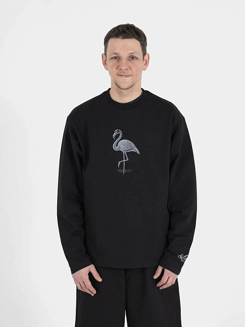 Лонгслив FLAMINGO (размер S, цвет Черный)