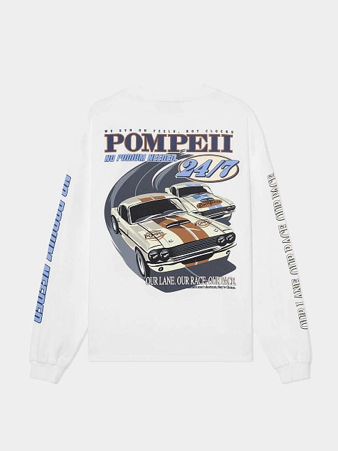 Лонгслив WHAT ́S THE RUSH (размер XL, цвет Белый)