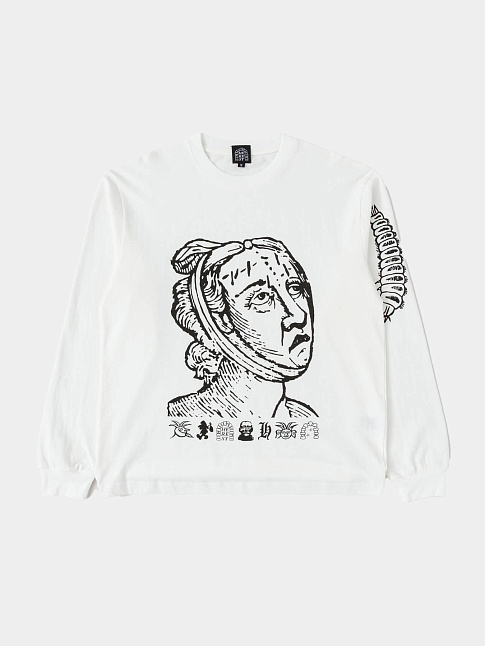 Лонгслив SICKNESS (размер XXL, цвет Белый)