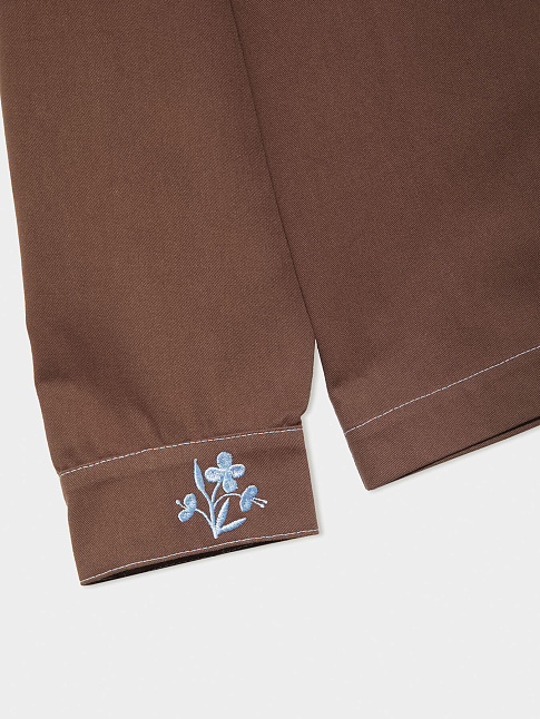 Рубашка MUCHO MAS (размер S, цвет Коричневый)