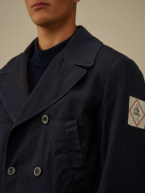 Пальто 3/4 PLATED DENIM PEA (размер 3XL, цвет D08)